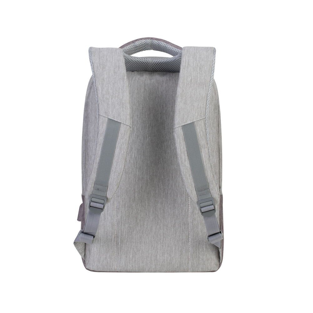 Mochila Riva Nb Prater 15.6" 7562 Gris/Moca
