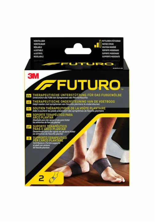 Futuro Soporte Terapeutico Para Arco Plantar - Ajustable - Transpirable - Negro