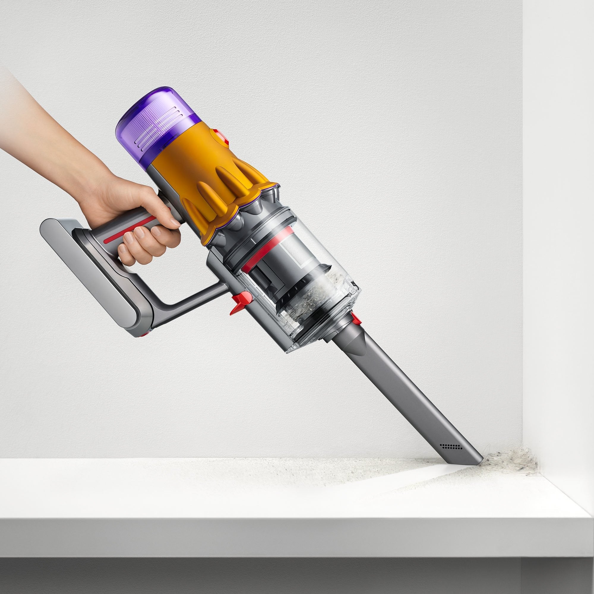 EAN 5025155065099 - Dyson V12 Slim Absolute Aspiradora escoba 2 en 1 Batería Secar Filtro higiénico Sin bolsa Níquel, Púrpura imagen 8