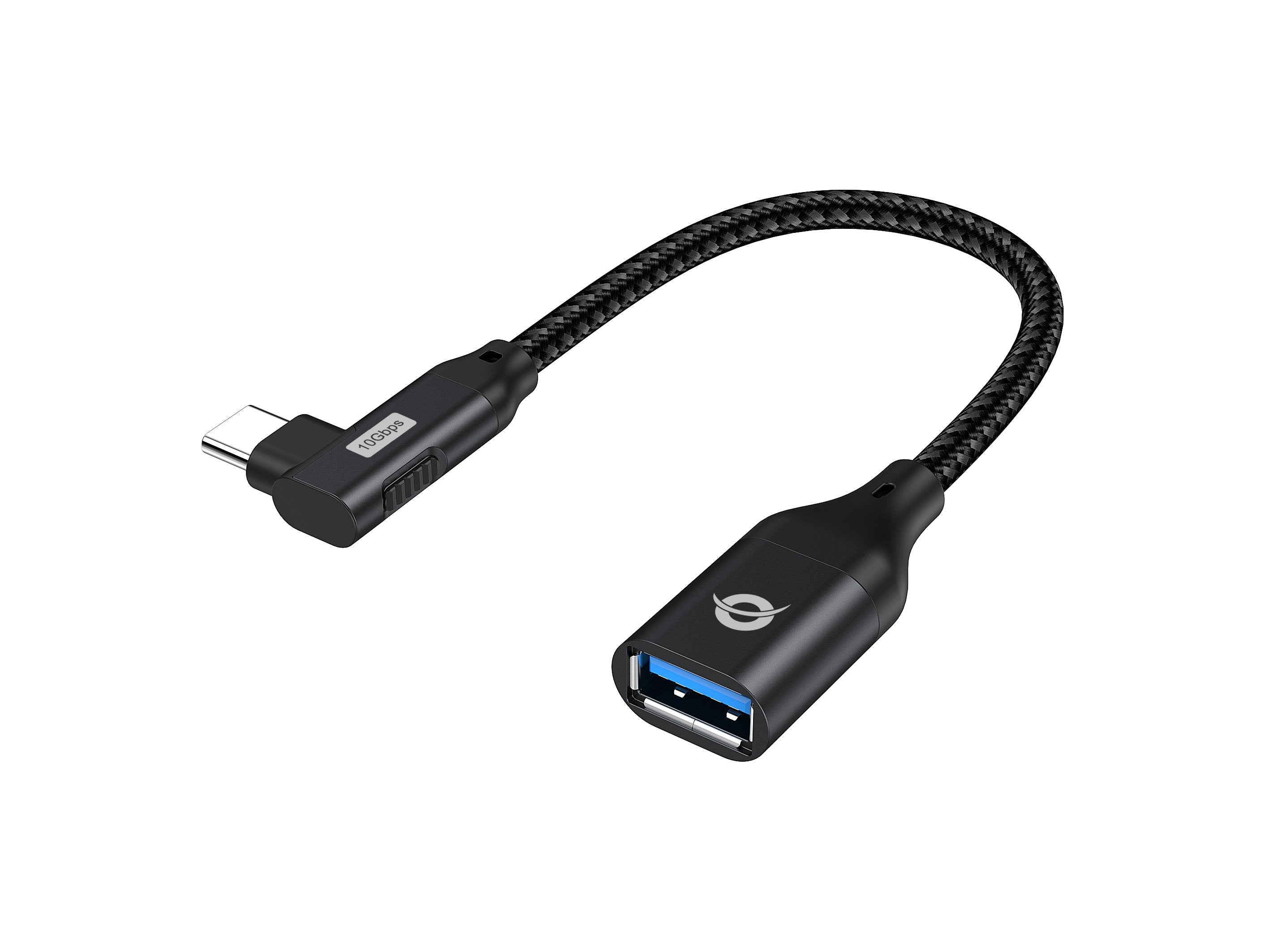 Conceptronic Adaptador Usb-C -> Usb-A 3.0 Otg 90°Gew. Negro