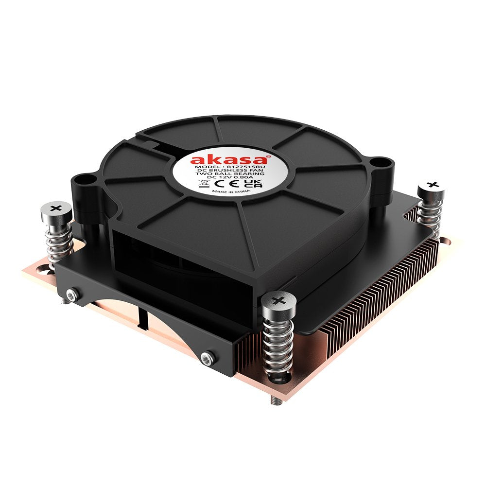 EAN 4710679552019 - Akasa AK-CC7401BP01 sistema de refrigeración para ordenador Procesador Refrigerador de aire 7,5 cm Negro imagen 1