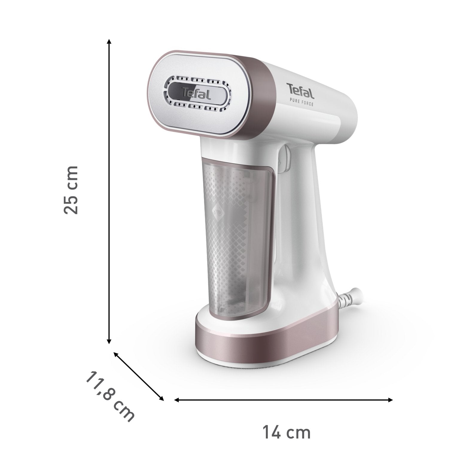 EAN 3121040094259 - Tefal Pure Force DT8765E0 vaporizador para ropa Vaporizador manual de prendas 0,18 L 1800 W Negro, Color imagen 8