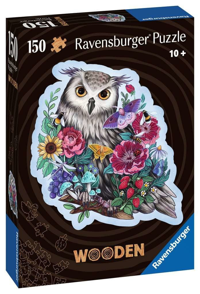 Puzzle De Madera Ravensburger Búho Misterioso (150 Piezas) 17511