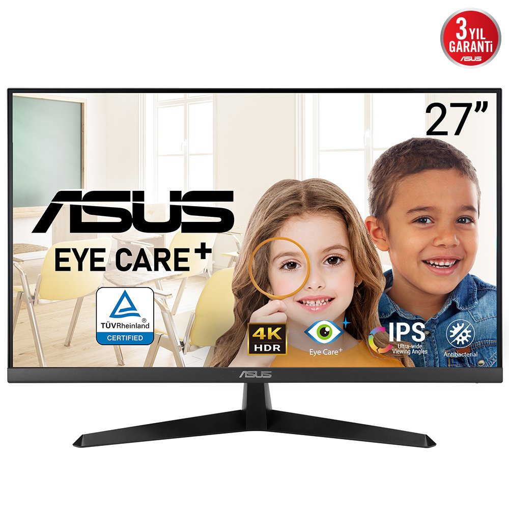 EAN 4711387393000 - ASUS VY27UQ pantalla para PC 68,6 cm (27") 3840 x 2160 Pixeles 4K Ultra HD LCD Negro imagen 2