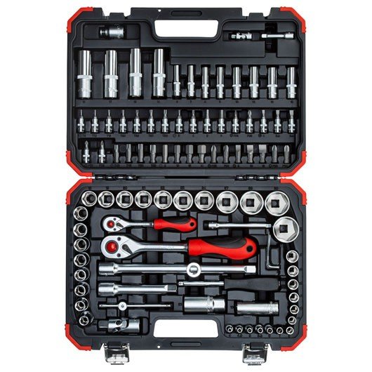 Gedore Juego De Llaves De Tubo 1/4 "+ 1/2", 94 Piezas
