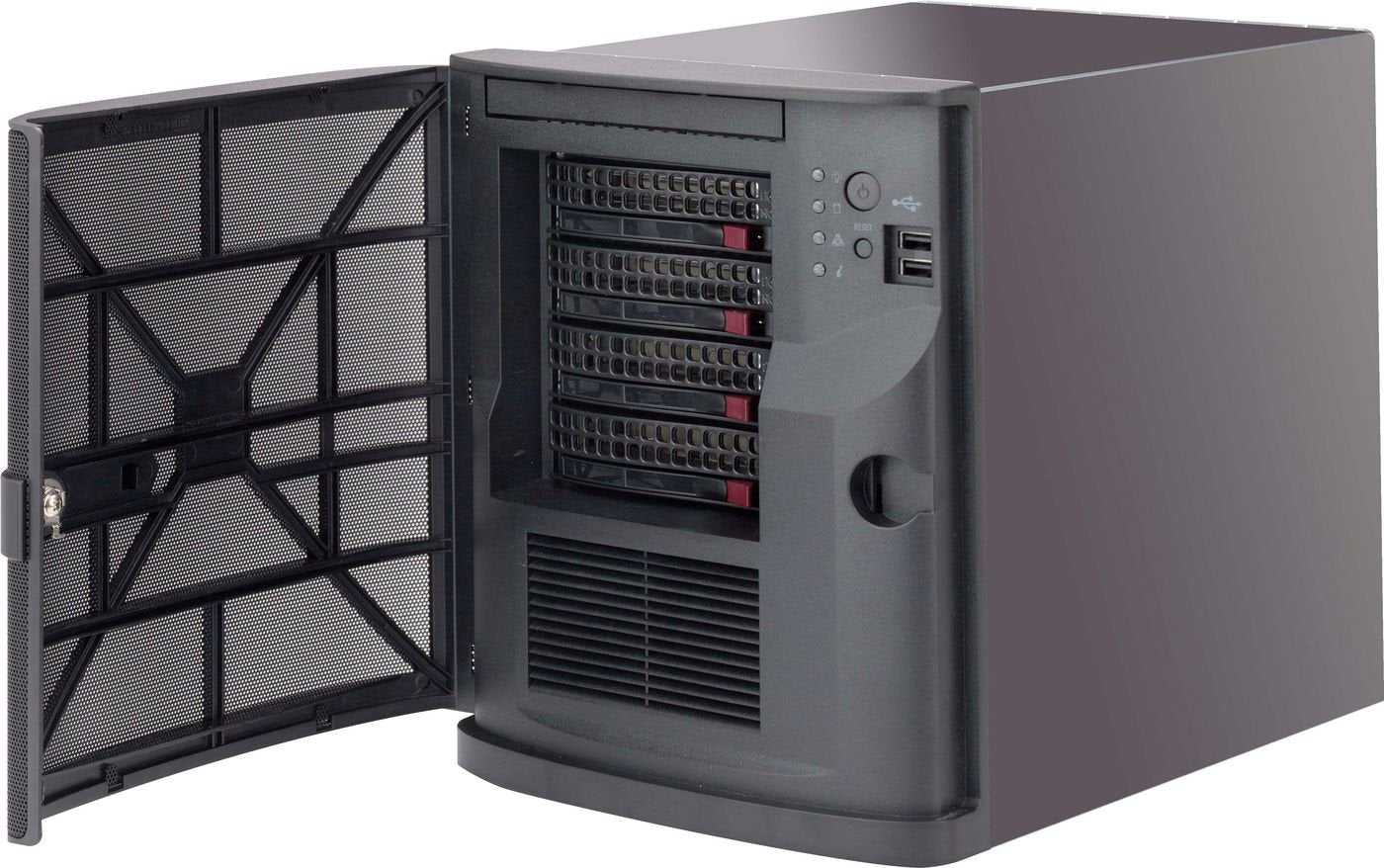 Cube 4 Bay Server - I7-12700/16gb/500gb/4x8tb