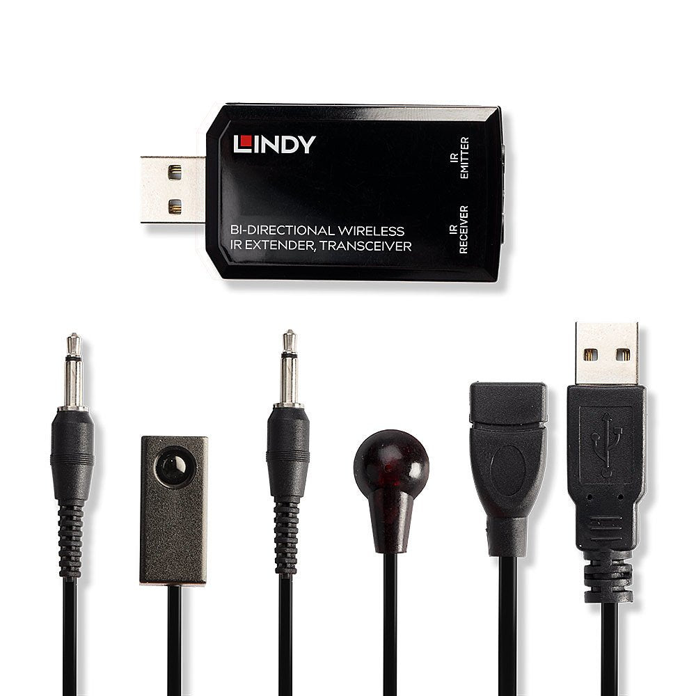 Lindy 38331 Extensor Audio/Video Transmisor Y Transmisor-Receptor De Señales Av Negro