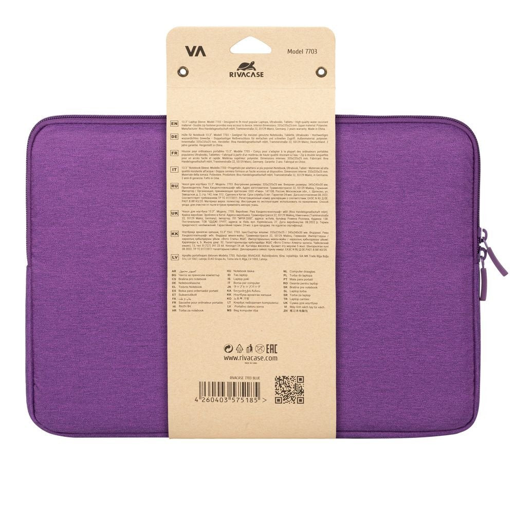 Rivacase Suzuka 7703 35,6 Cm (14") Funda Violeta