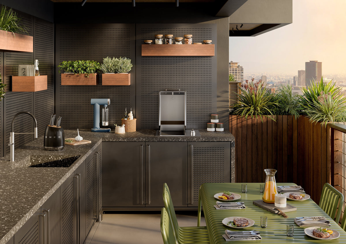 EAN 8017709344191 - Smeg KBSF02BL juego de cuchillos y cubertería de cocina Bloque con ranuras para cuchillos imagen 9