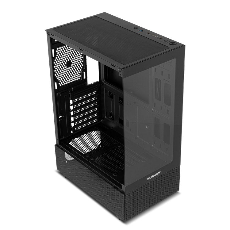 EAN 8436587974625 - NOX Hummer NXHUMMERVSNBK carcasa de ordenador Midi Tower Negro imagen 2