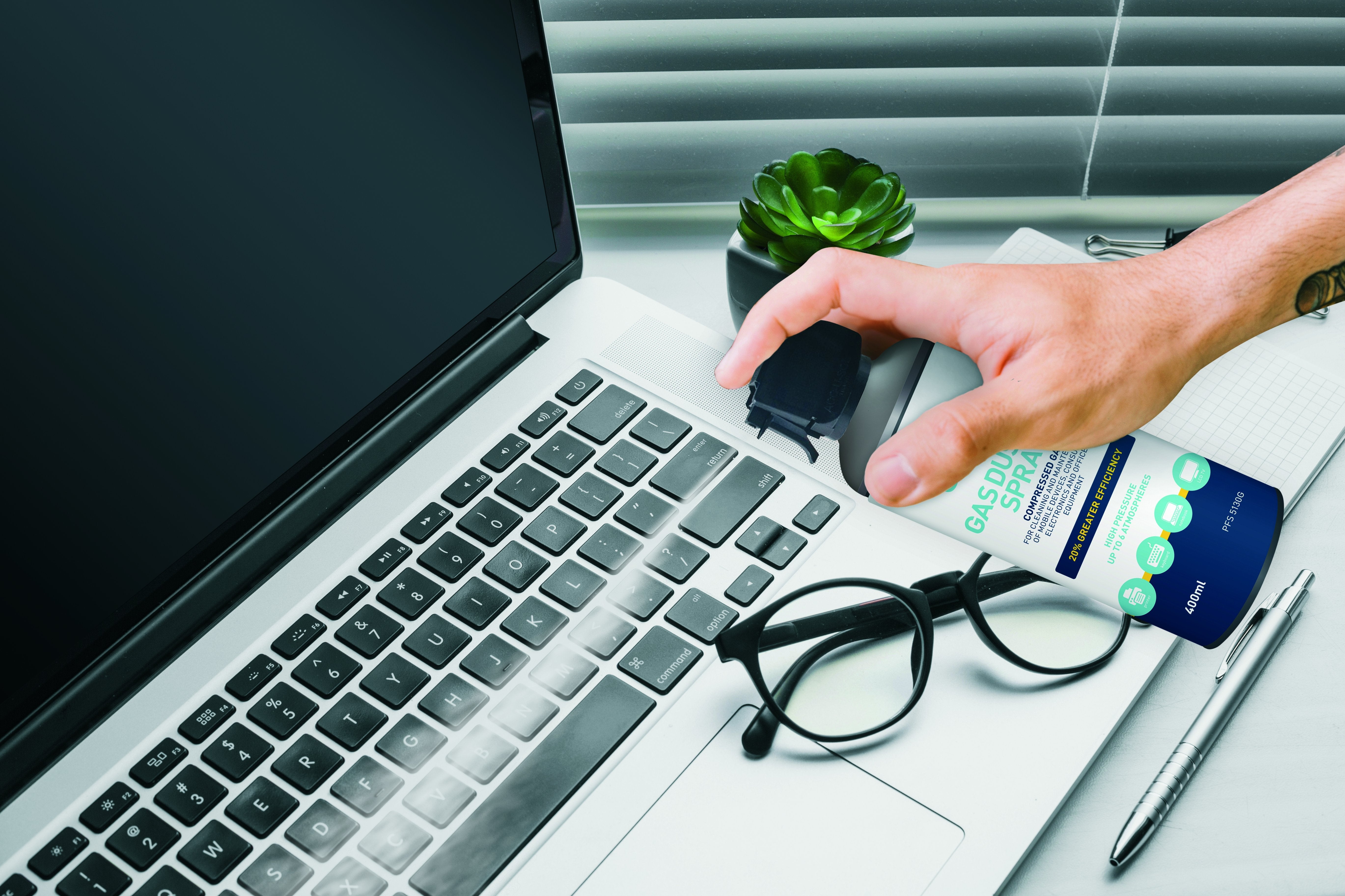 Platinet Aire Comprimido 400ml Con Pistola 5130g