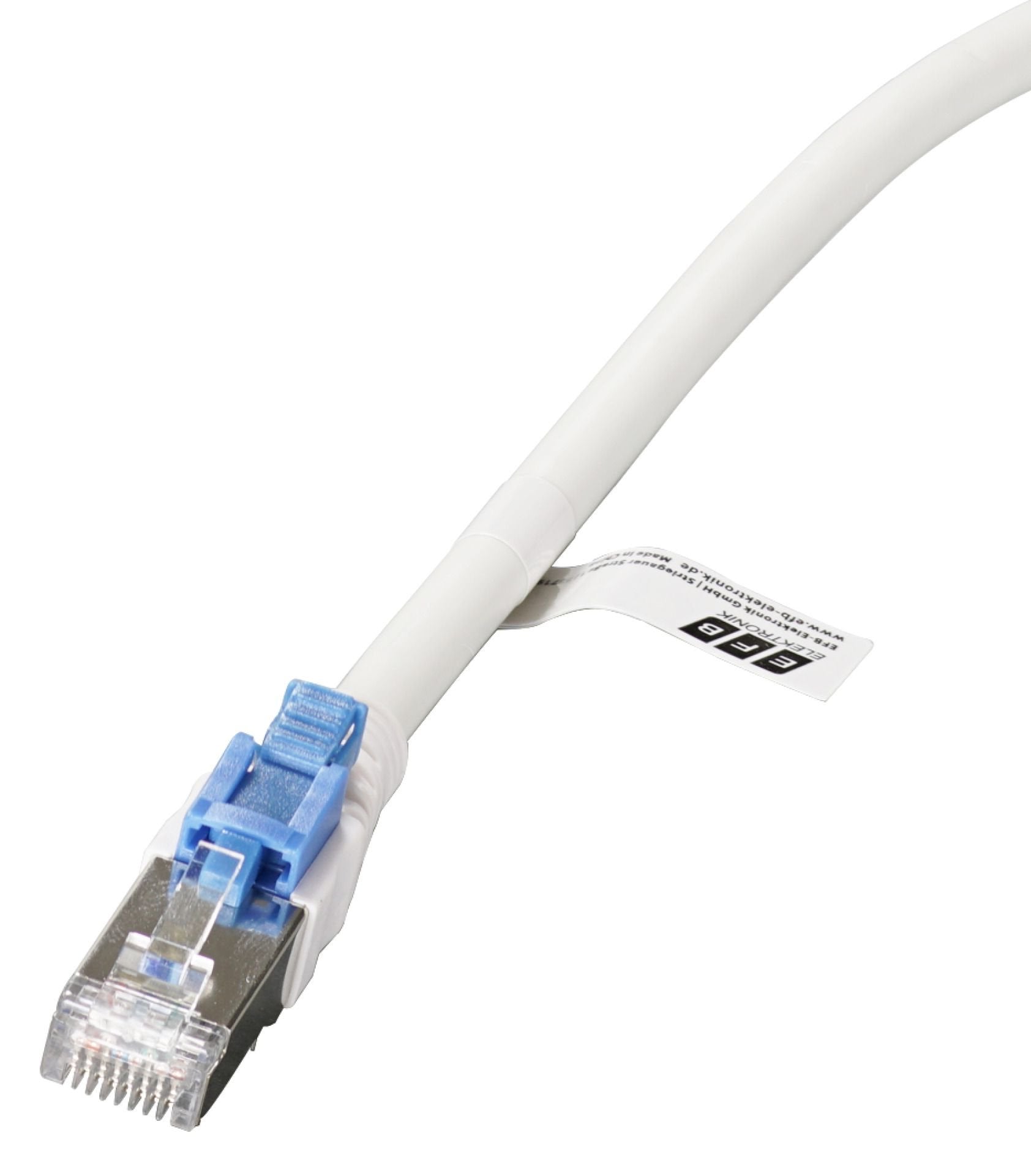 Efb Rj45 Cable De Red Cat.6a S Ftp Lszh Bc Awg26 Abschliebar Wei 0,5m