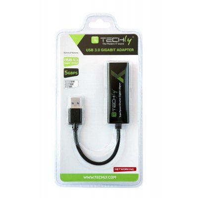 EAN 8051128109467 - Techly IDATA USB-ETGIGA3T2 RJ-45 USB 2.0 Type-A Negro imagen 4