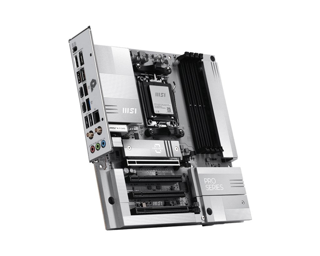 Placa Msi Pro B850m-A Wifi Pz,Amd,Am5,B850,4ddr5,256gb,1hdmi+1dp,4sata3+2m.2,5g Lan,6usb3.2,Matx