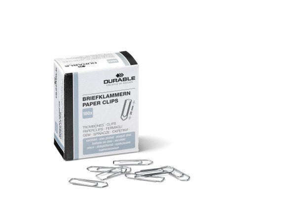 Clips Para Letras Durable 26mm Galvanizados 100 Piezas