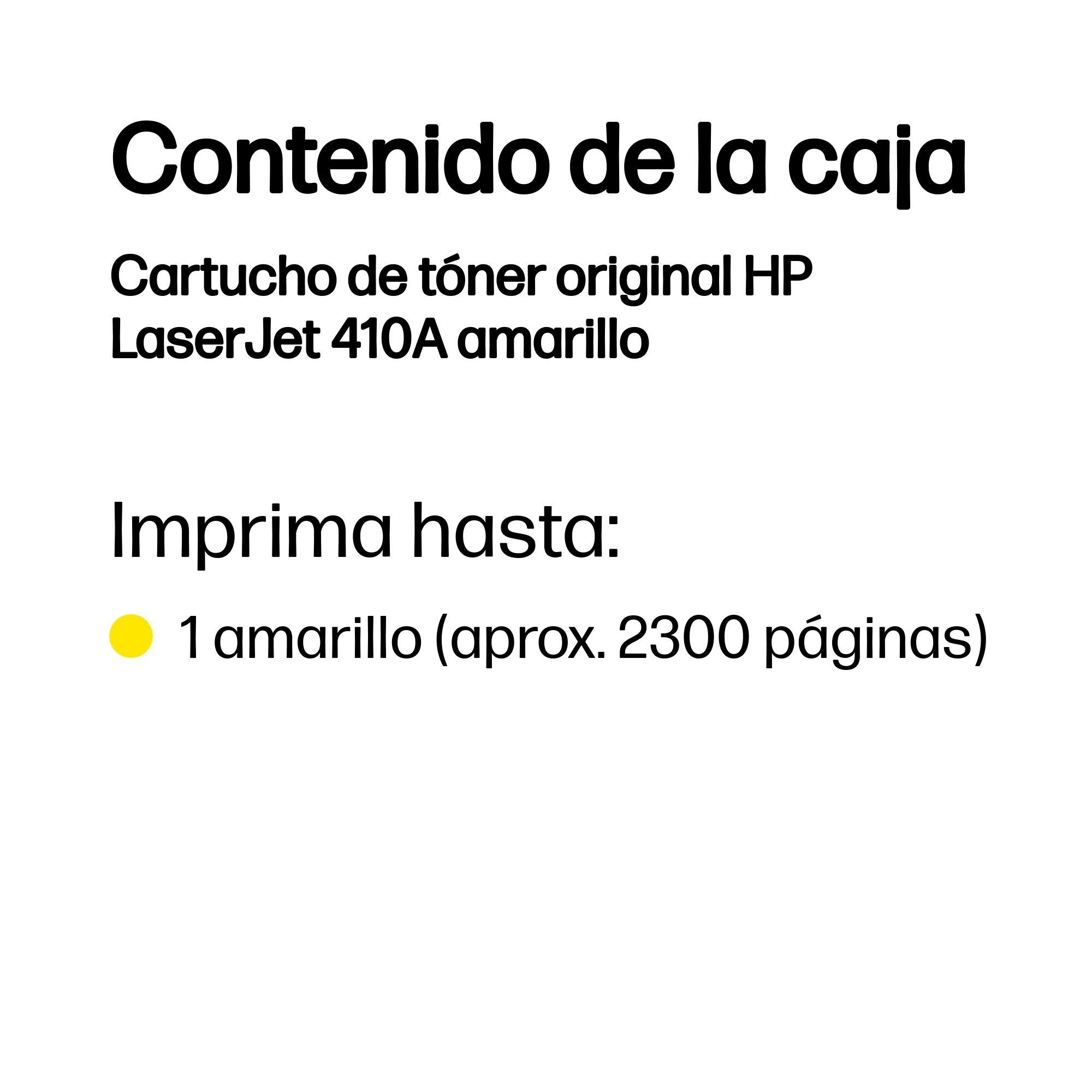 EAN 0888793807521 - HP 410A Yellow Original LaserJet Toner Cartridge cartucho de tóner 1 pieza(s) imagen 3