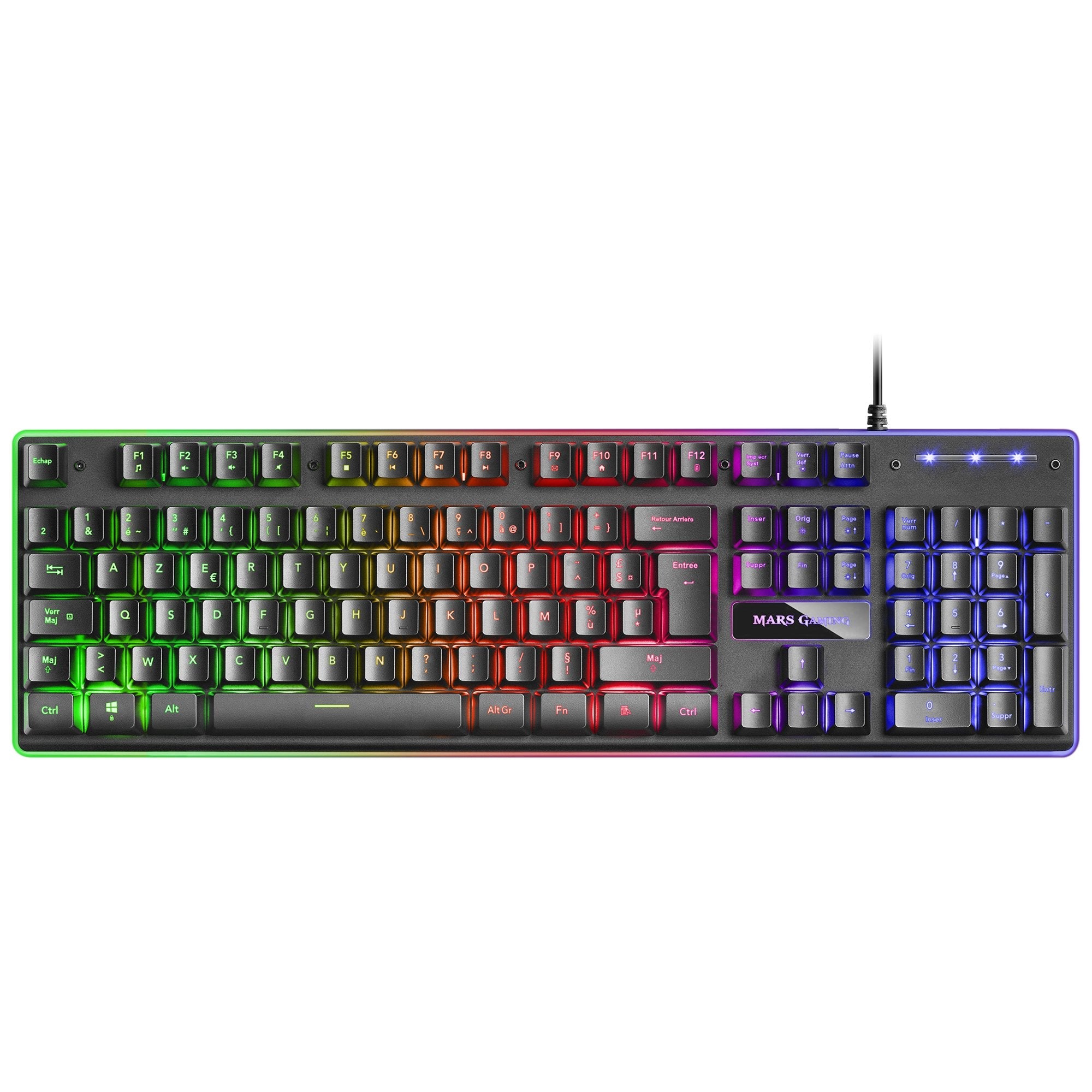 Mars Gaming Combo Mcpx Gaming 3in1 Rgb Francés