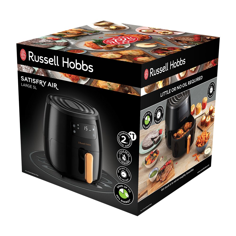 Freidora De Aire Caliente Russell Hobbs Satisfry Air Heissluftfritteuse Sencillo 5 L Independiente 1650 W Negro