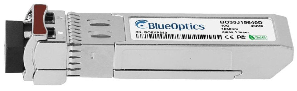 Blueoptics Allied Telesis At-Sp10er40a/I Blueoptics Bo35j15640d Sfp+ Transceiver, 10gbase-Er, Singlemode Fiber, 1550nm, 40km