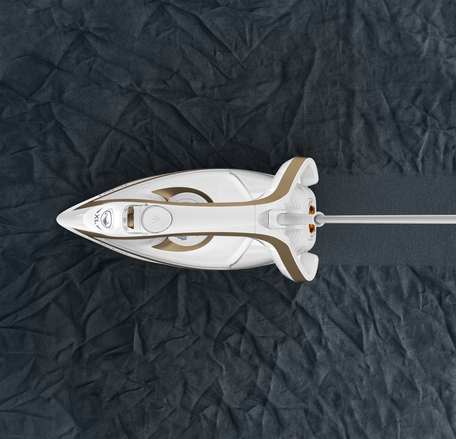 Tefal Puregliss Fv8042 Plancha Vapor-Seco Durilium Airglide Autoclean Soleplate 3000 W Bronce, Blanco