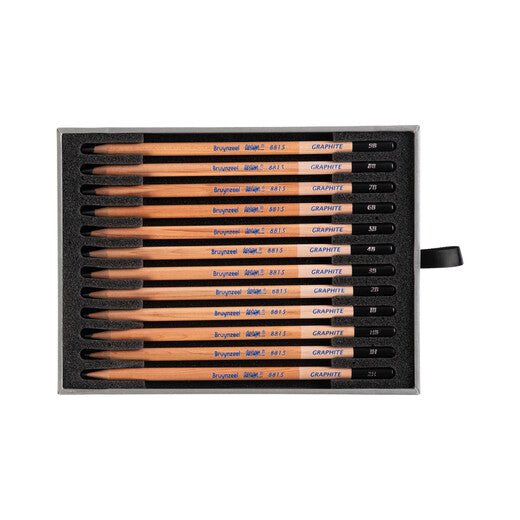 Talens Bruynzeel Lápices Graphite Design 2h A 9b Estuche De Lujo De 12