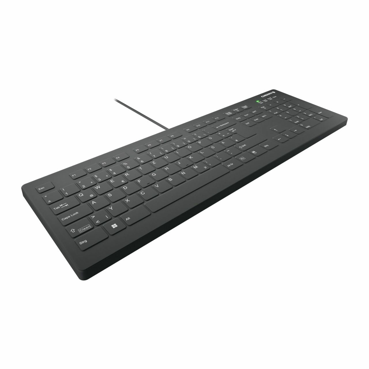 EAN 7061111384628 - CHERRY AK-C8112 teclado Médico USB QWERTZ Alemán Negro, Blanco imagen 3