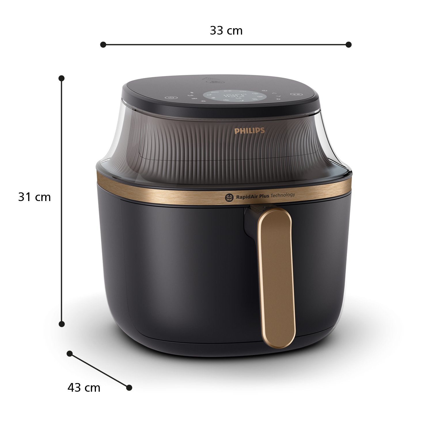 EAN 8720389034503 - Philips 3000 series NA332/00 freidora Sencillo Independiente 1700 W Freidora de aire caliente imagen 15