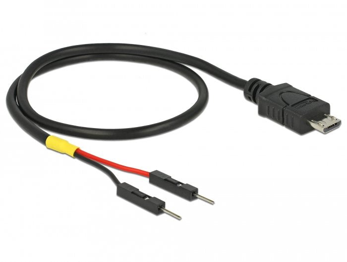 Delock Usb Stromcable Micro-B Auf 2 X Pfostenstecker Einzeln Strom 30 Cm