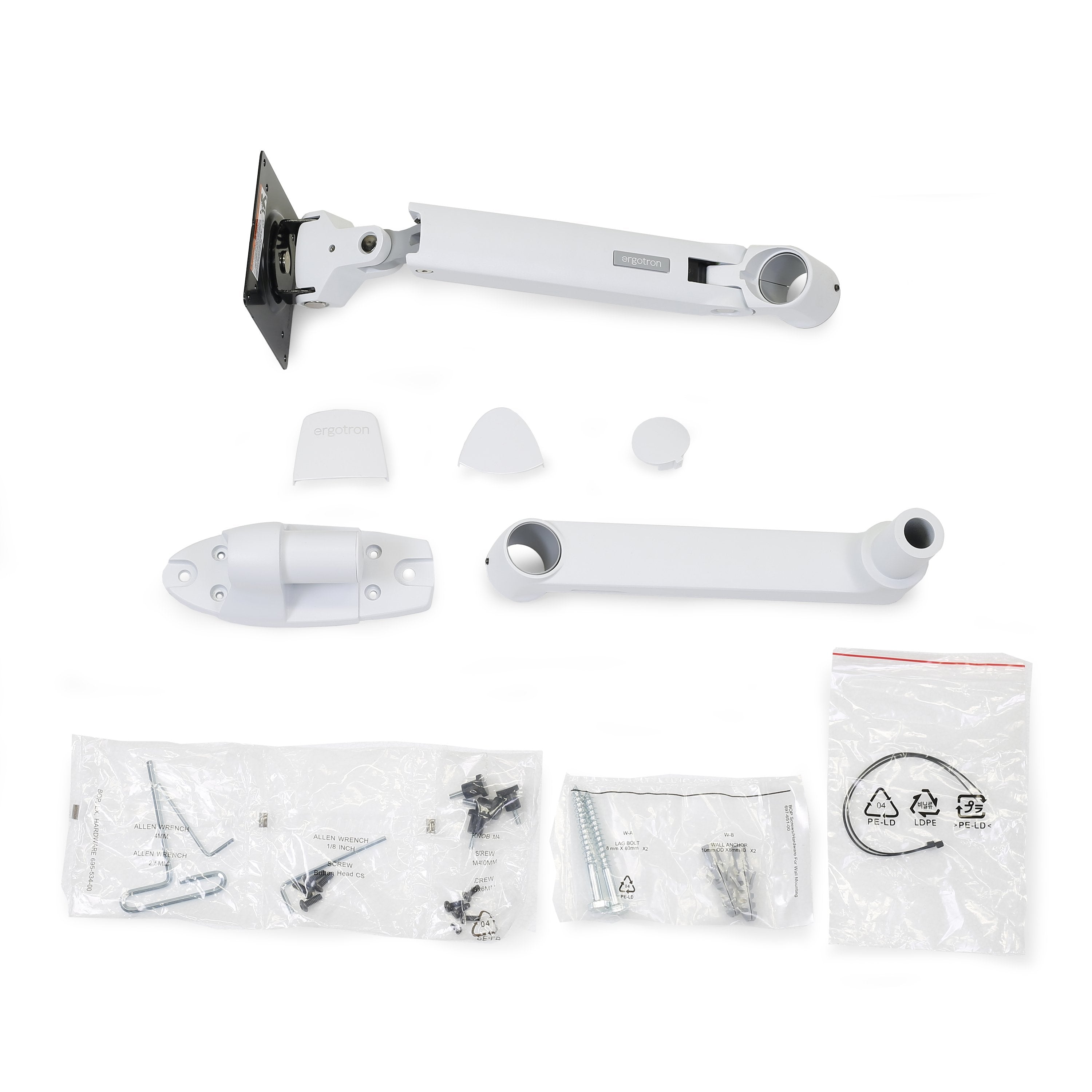 Ergotron Lx Monitor Arm, Soporte Monitor 34"&11,3kg 45-243-216