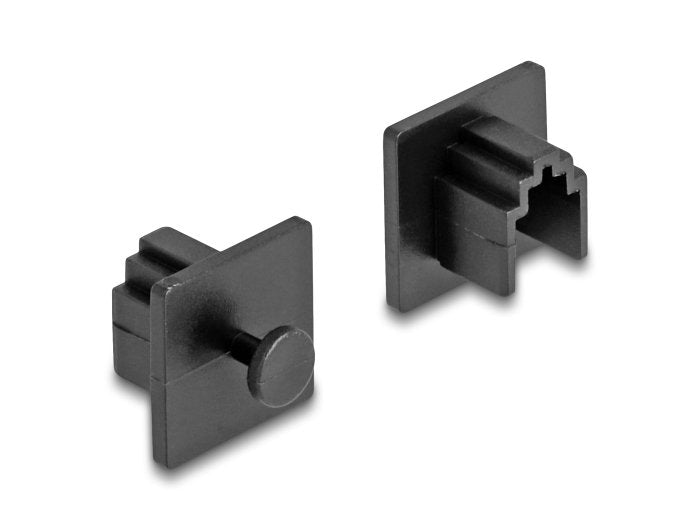 Delock Protección Contra El Polvo Para Rj10 Hembra Con Griff 10 Piezas Negro