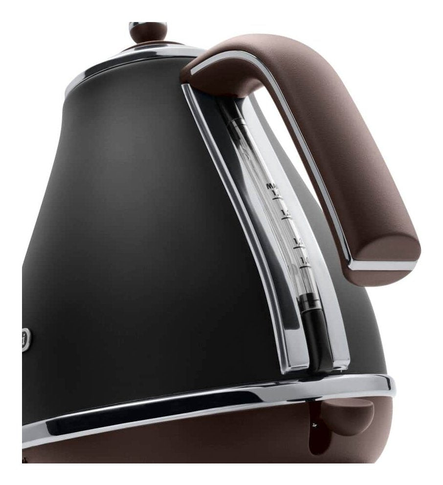 EAN 8004399771956 - De’Longhi KBOV 2001.BK tetera eléctrica 1,7 L 2000 W Negro, Marrón imagen 4