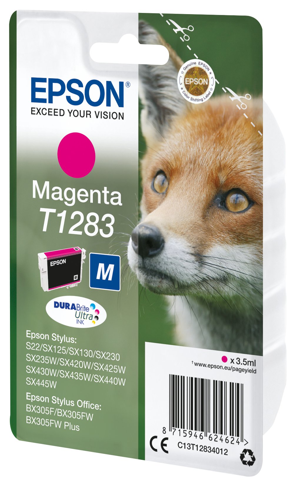 EAN 8715946624631 - Epson Fox T1283 cartucho de tinta 1 pieza(s) Original imagen 2