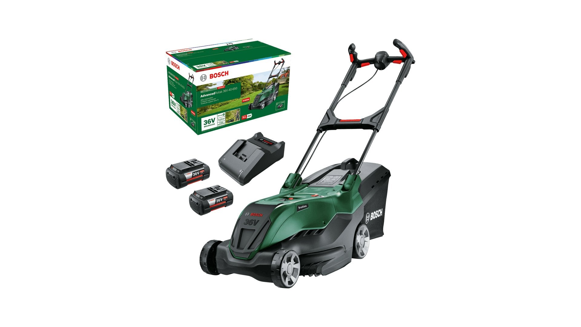 EAN 4059952658056 - Bosch AdvancedRotak 36V-40-650 Cortacésped manual Batería Verde imagen 9