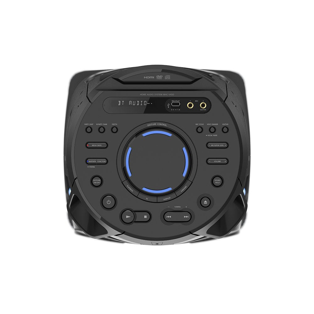Sony Mhc-V43d Altavoz Inalámbrico Para Fiesta Con Sonido De Graves De Largo Alcance