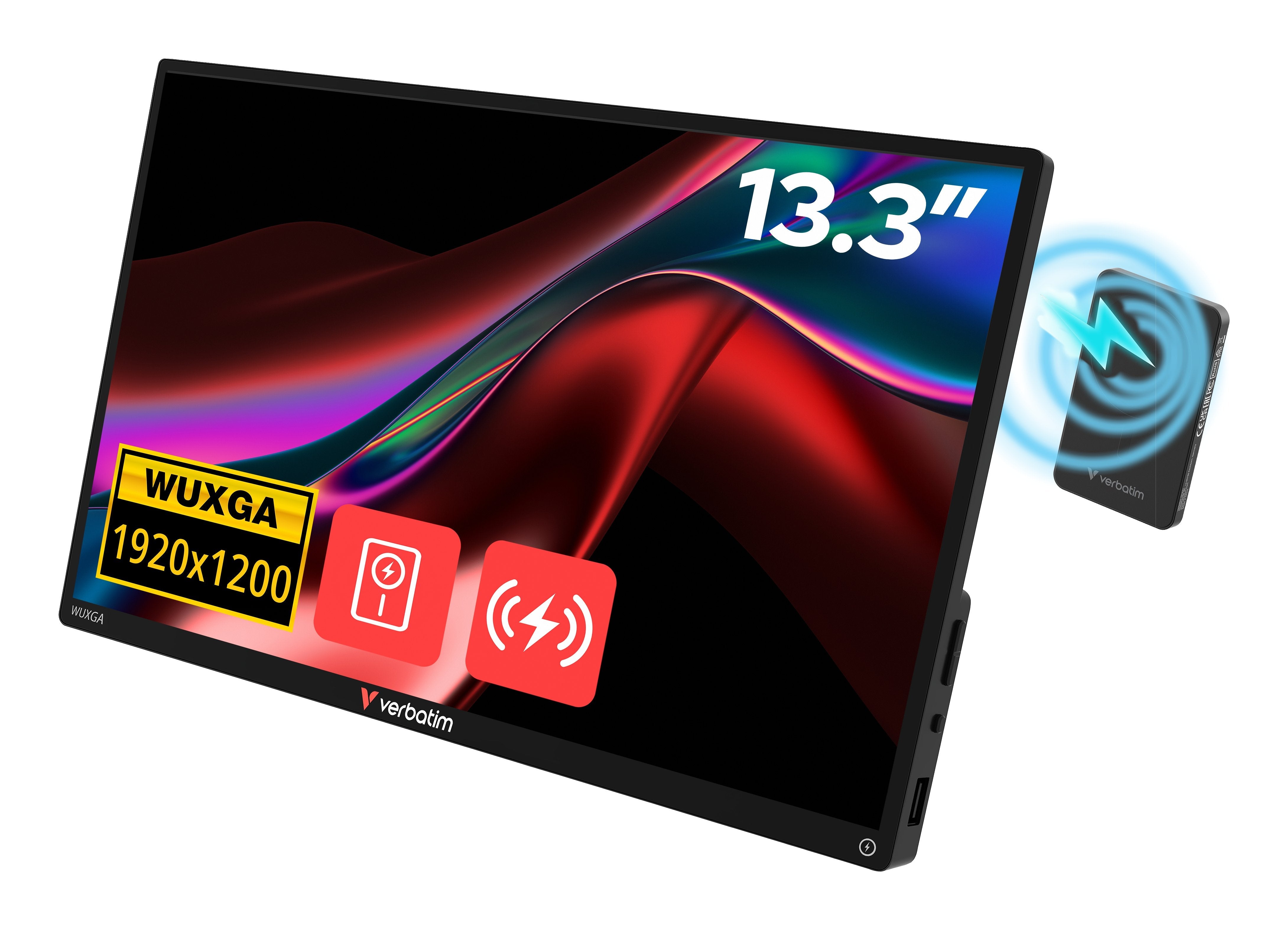 Portable 13.3 Wuxga Touch Monitor Alu With Wireless