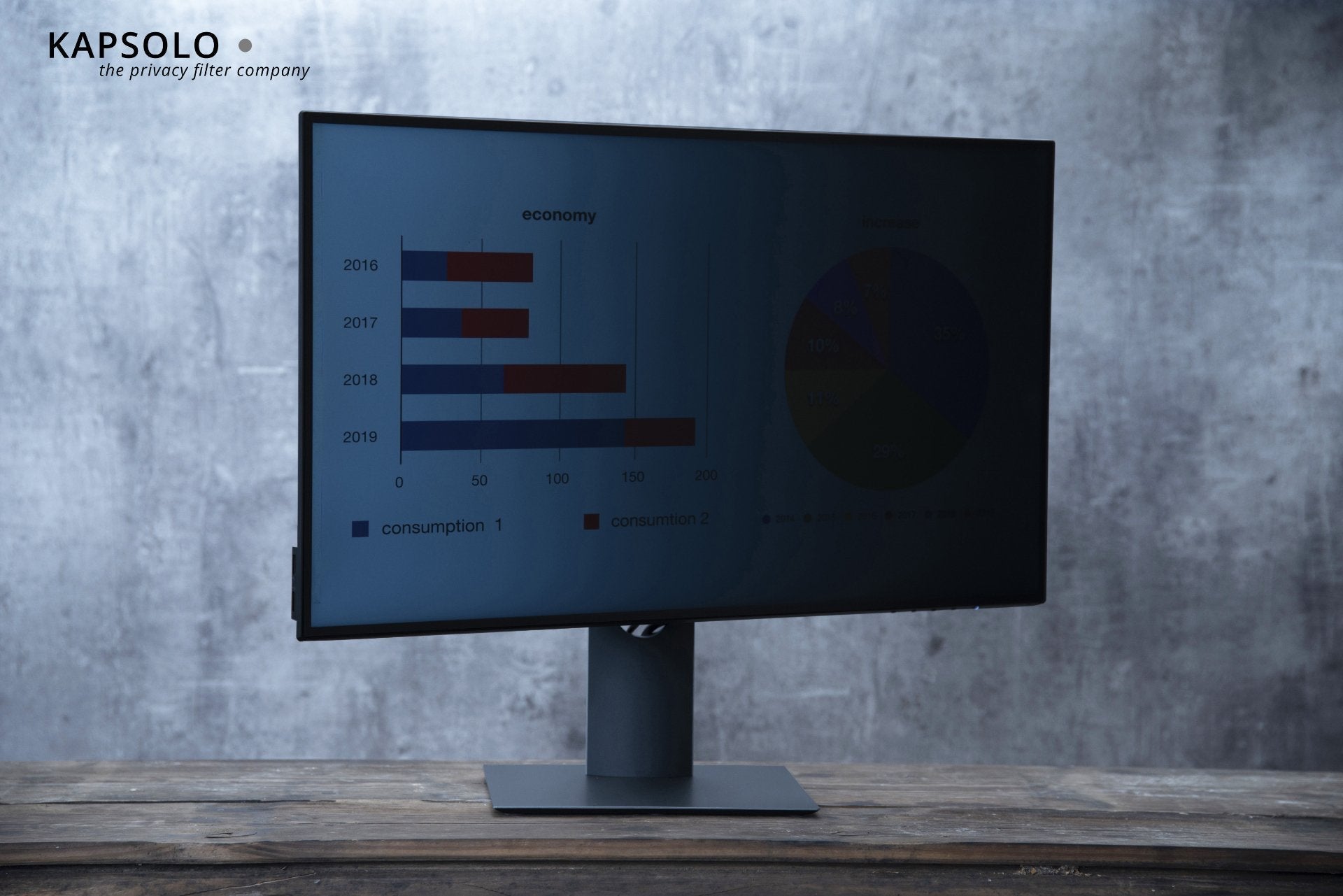 EAN 5714681007283 - KAPSOLO 2-Way Plug In Privacy 50,8cm (20,0") Wide 16:9 50,8 cm (20") Monitor 3H imagen 2