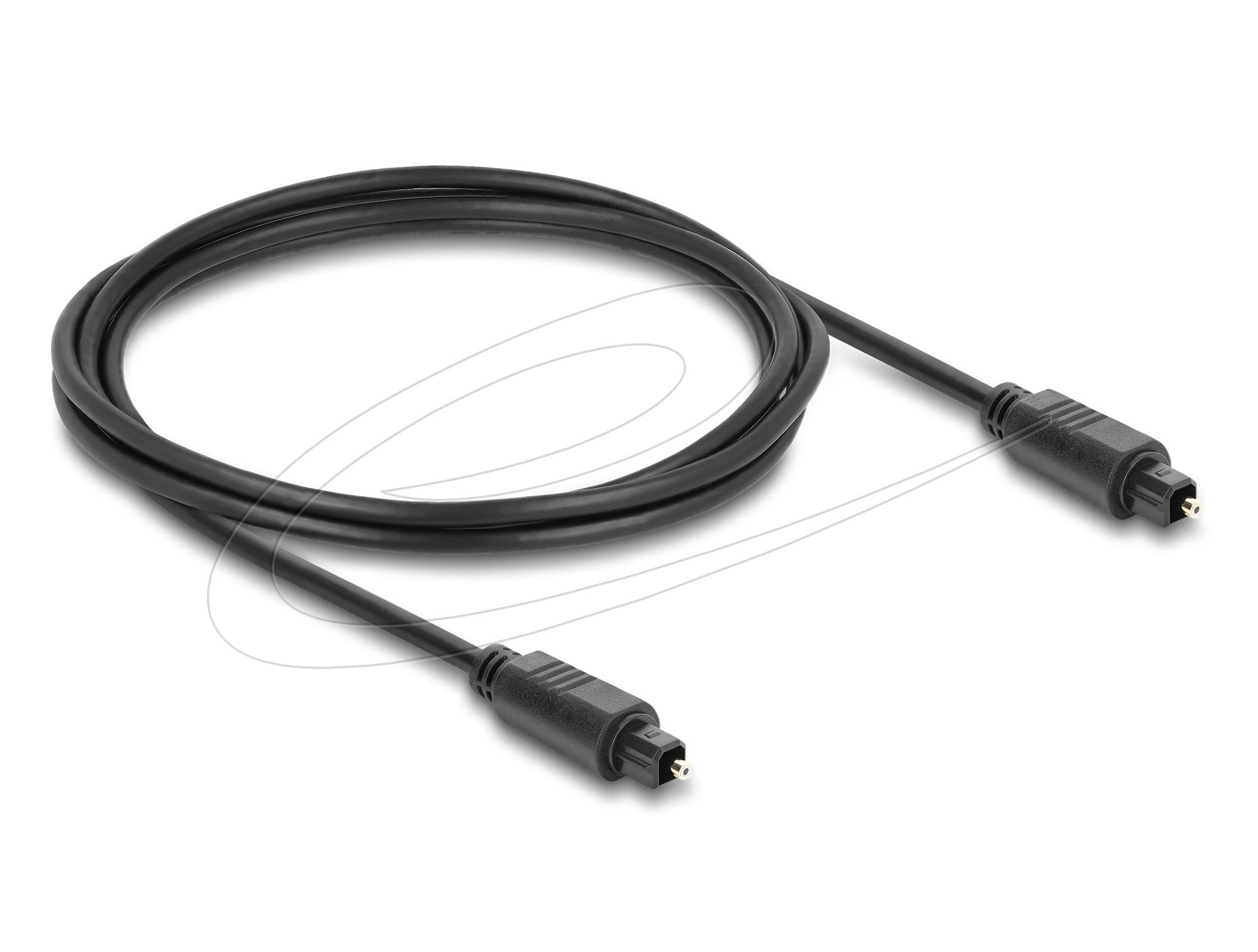 Delock Toslink Cable Stecker Auf Stecker, Ø 4 Mm, 2 M, Schwarz