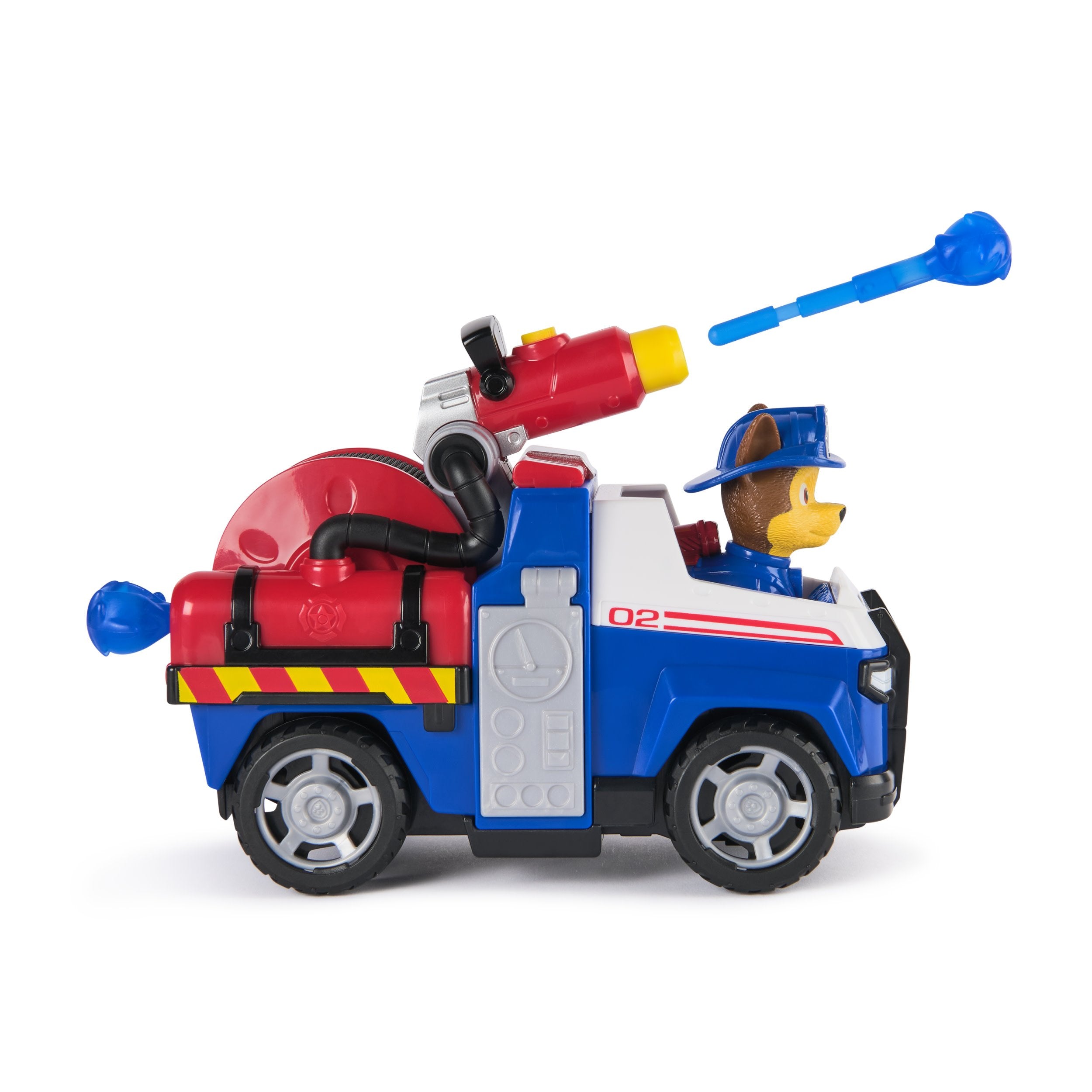 Spinmaster Paw Patrol Fire Rescue - Chases Rettungsfahrzeug (Mit Geschoss-Abwurf Und Chase Spielfigur) 6072641