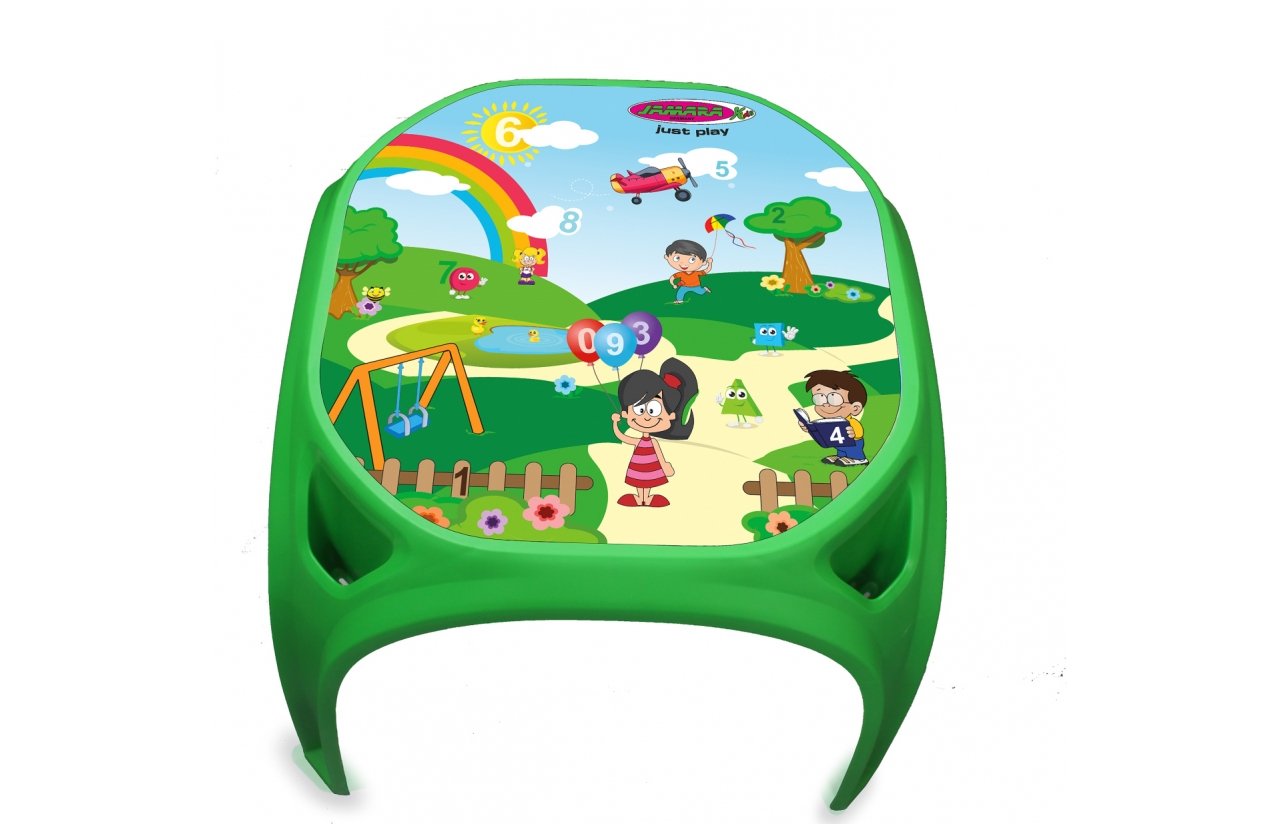 Jamara Kindertisch Zahlenspass Xl Verde 2+