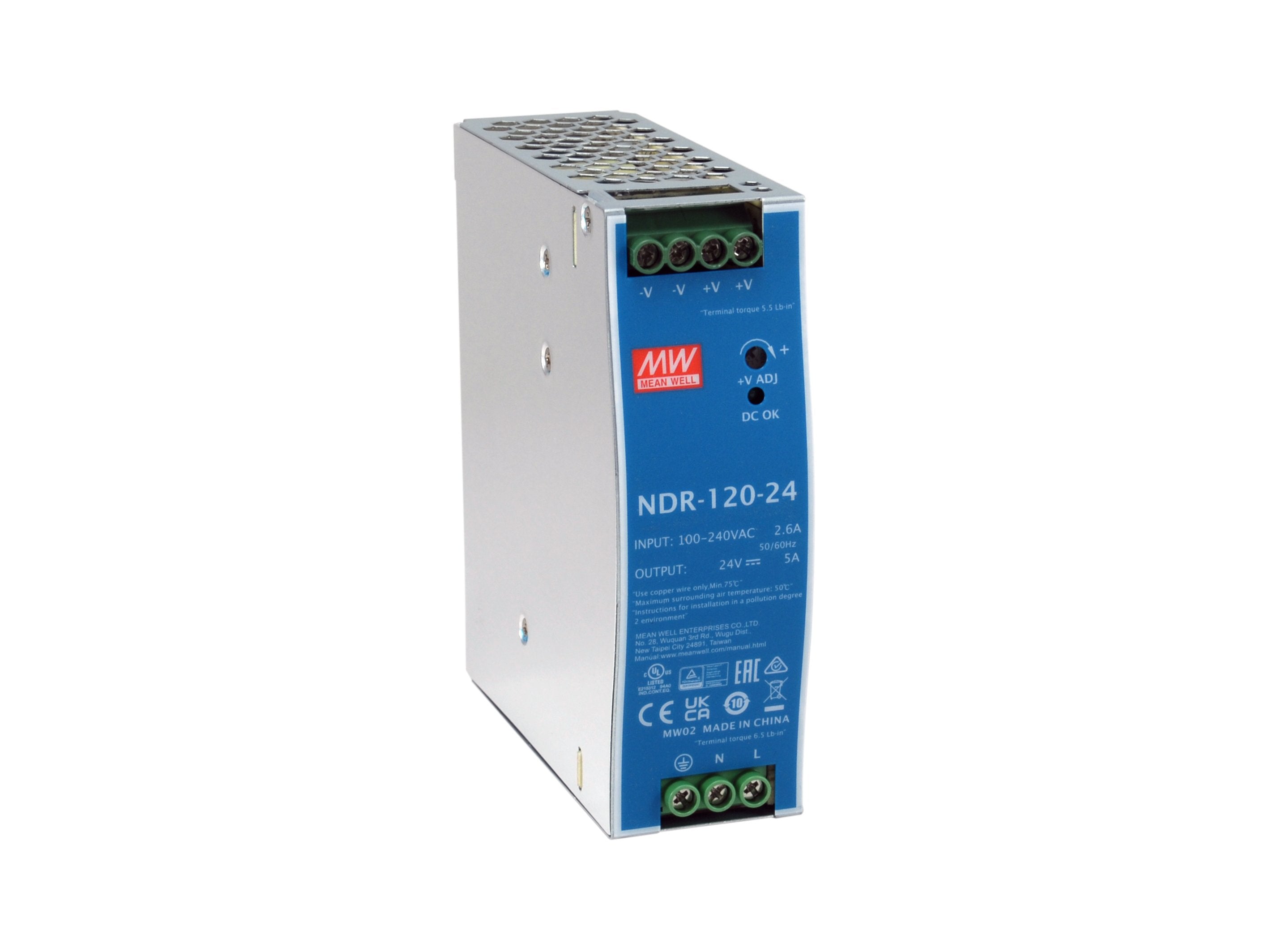 Levelone Pow-2442 24vdc 120w Din-Schiene Si