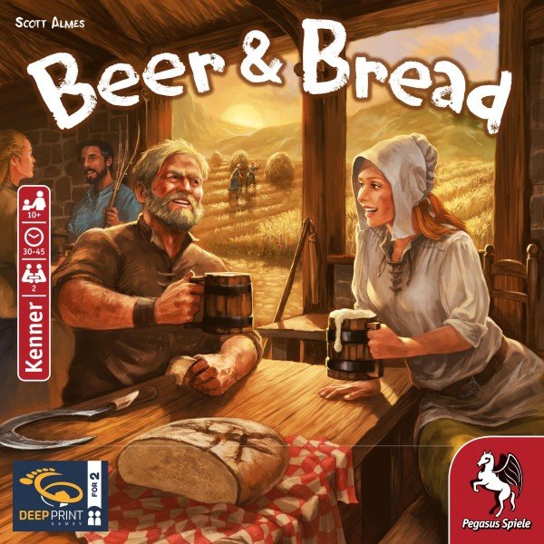 Pegasus Deep Print Games: Cerveza Y Pan, Juego De Mesa 57809g