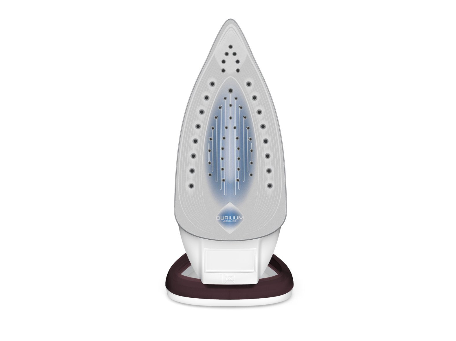 EAN 3121040075524 - Tefal EasyGliss Plus FV5714 plancha Plancha vapor-seco Suela de Durilium 2400 W Burdeos, Blanco imagen 2