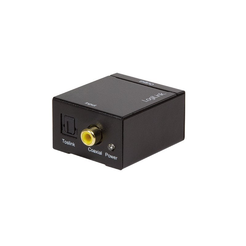 Convertidor De Audio Logilink Coaxial Y Toslink A Analógico L R