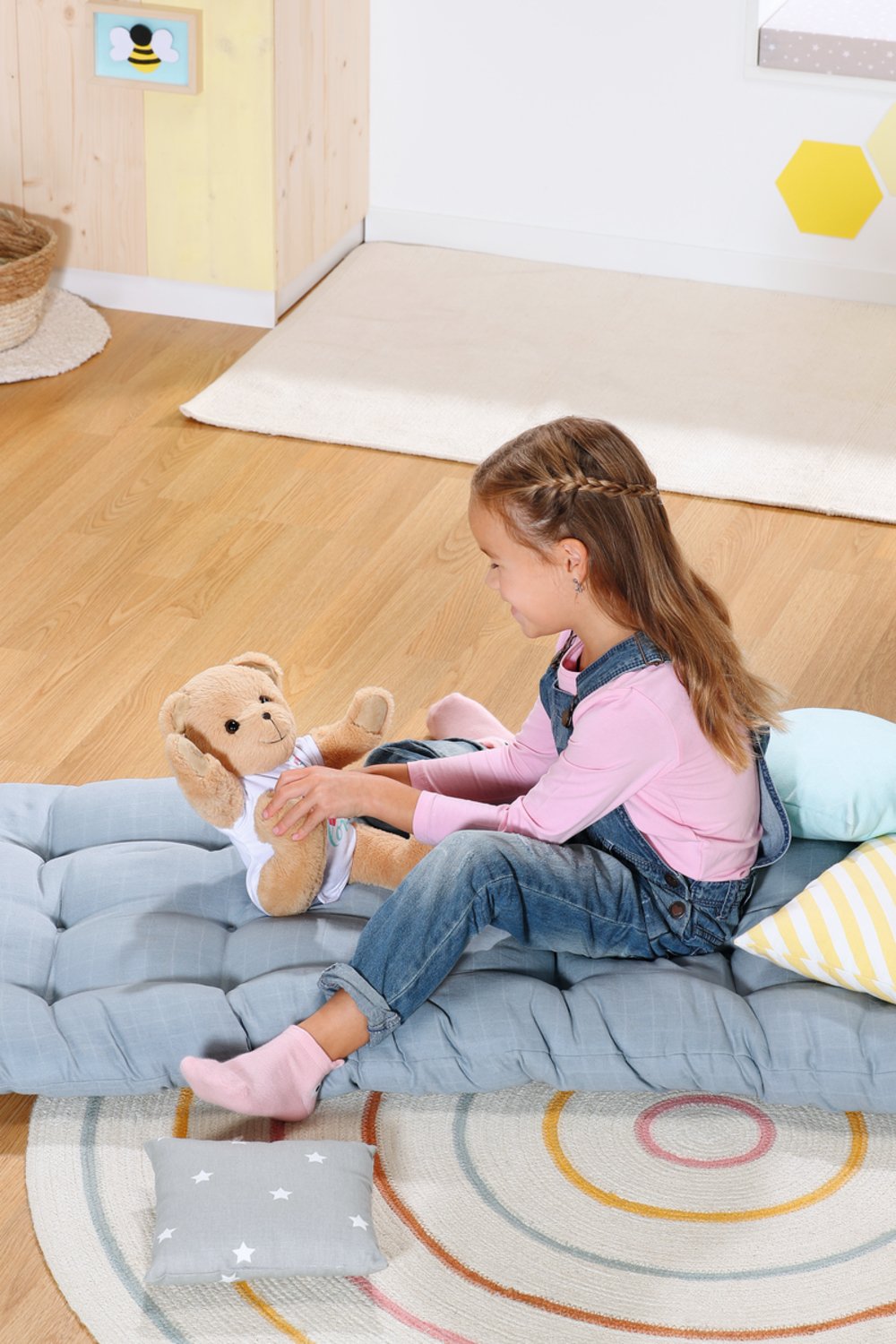Muñeco Peluche Osito Blanco Baby Born 36cm