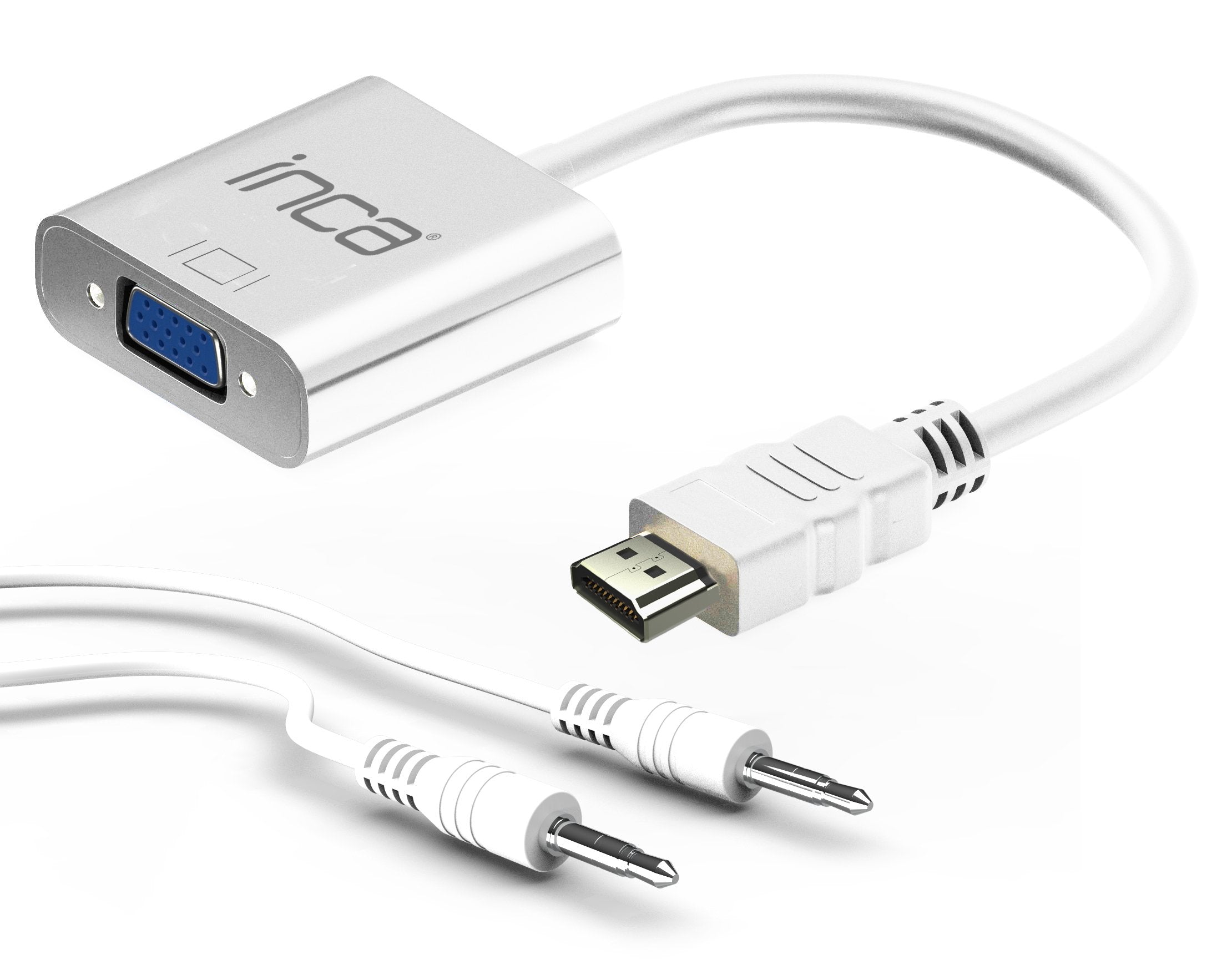 EAN 8697980467231 - Inca IHTVJ-7 adaptador de cable de vídeo 0,2 m Blanco imagen 3