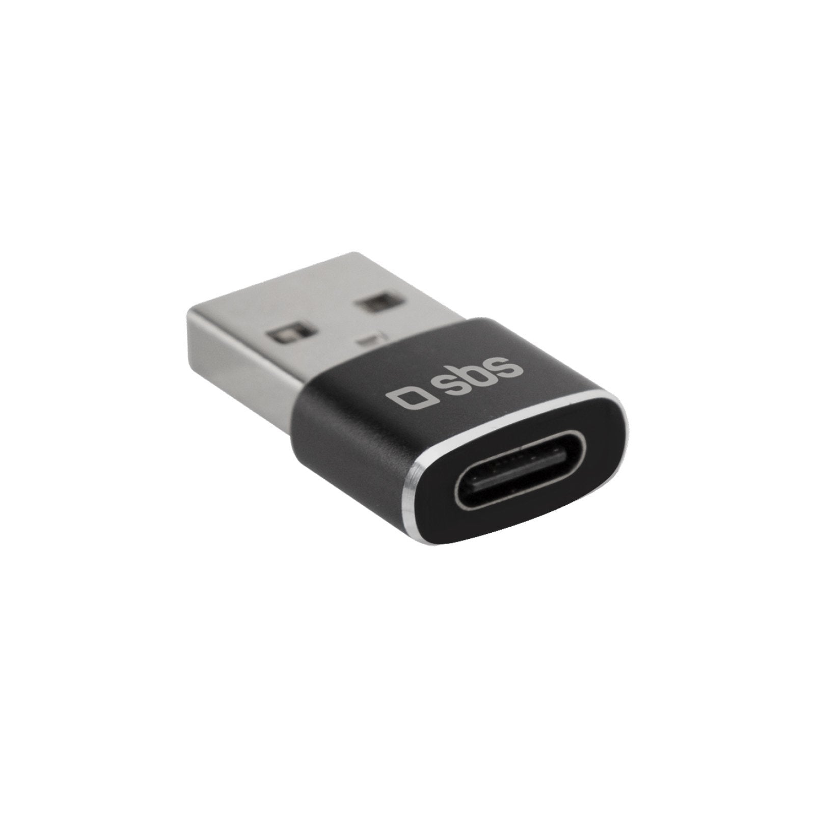 Sbs Teadaptusbtc Cambiador De Género Para Cable Usb Type-A Usb Tipo C Negro