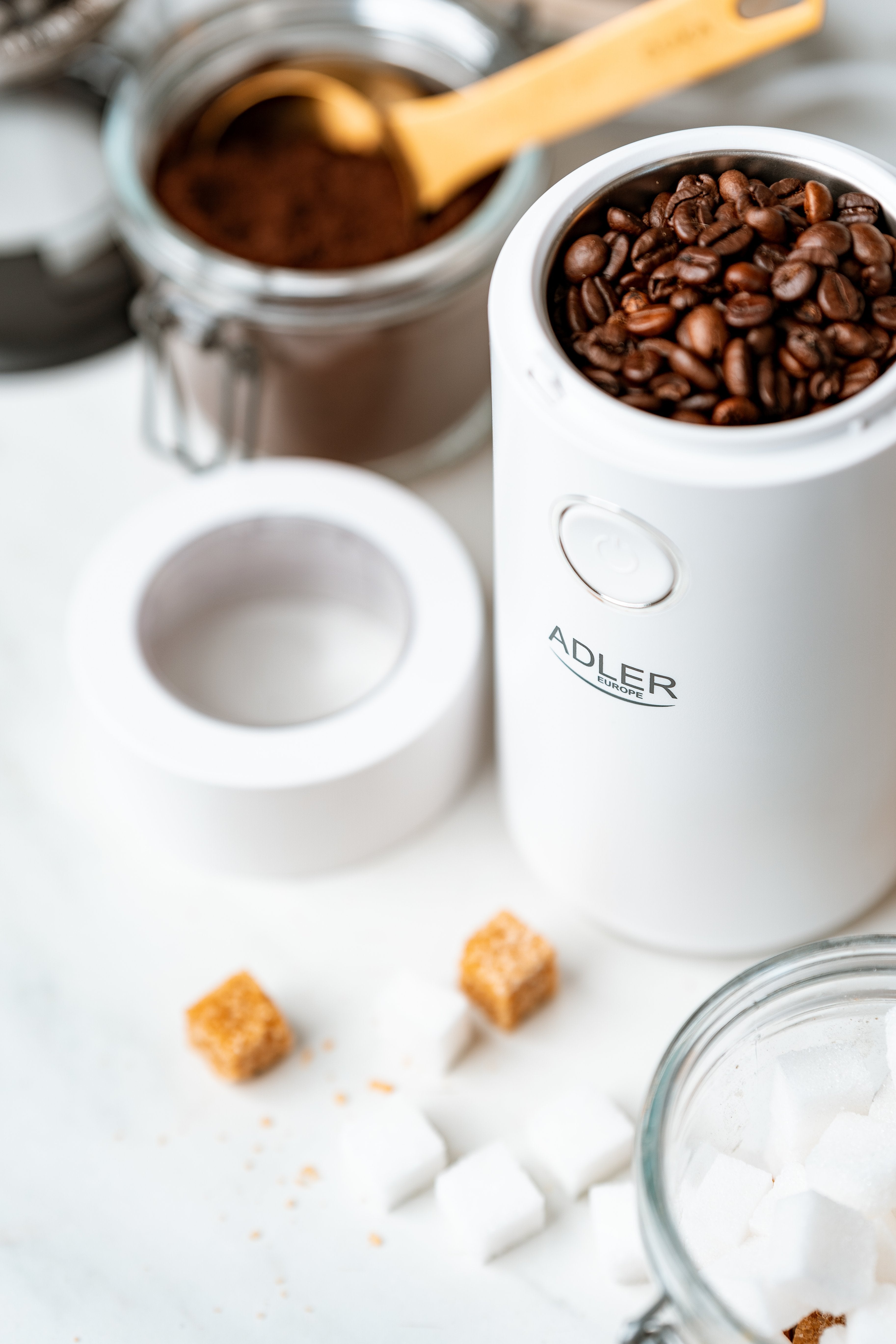 Molinillo Adler Ad 4446ws De Café 150 W Blanco