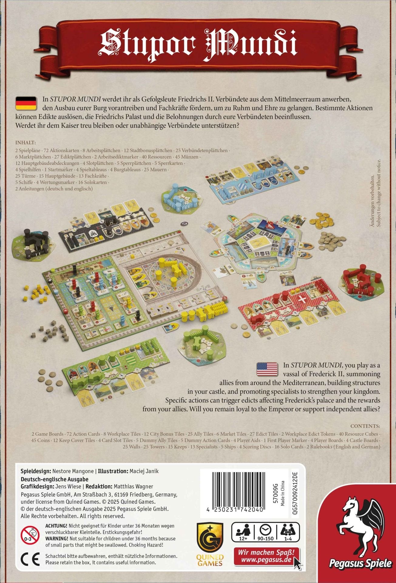 EAN 4250231742040 - Pegasus Stupor Mundi 150 min Juego de mesa Estrategia imagen 4
