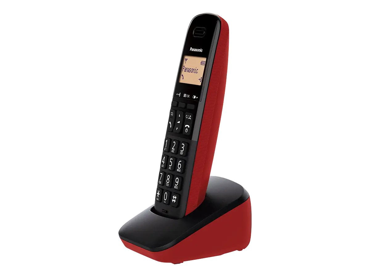 EAN 5025232939848 - Panasonic KX-TGB610JTR teléfono Teléfono DECT/analógico Identificador de llamadas Negro, Rojo imagen 3