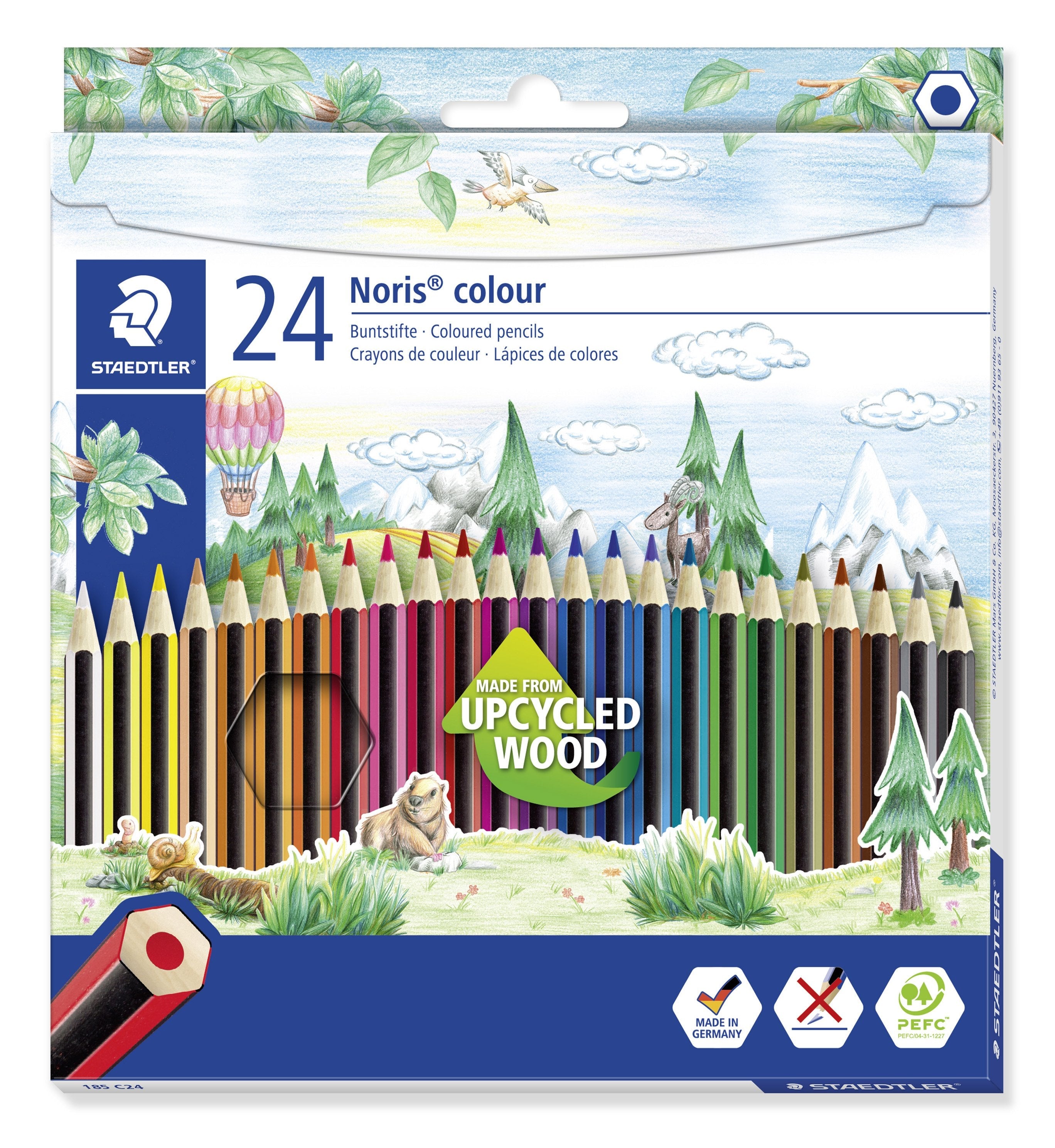 Estuche 24 Lapices De Colores Noris Colour Surtidos Staedtler 185 C24 Staedtler 185 C24